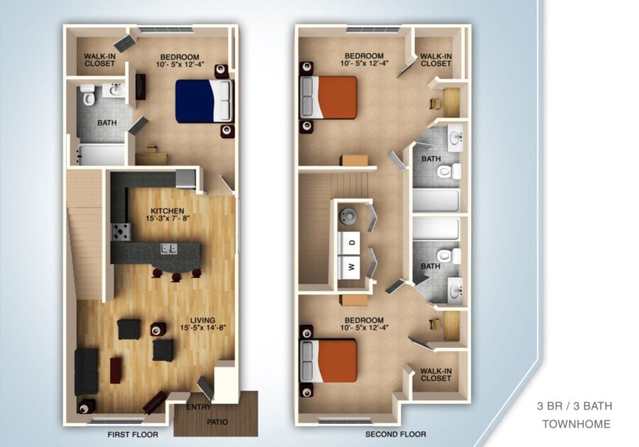 3 bedrooms near me