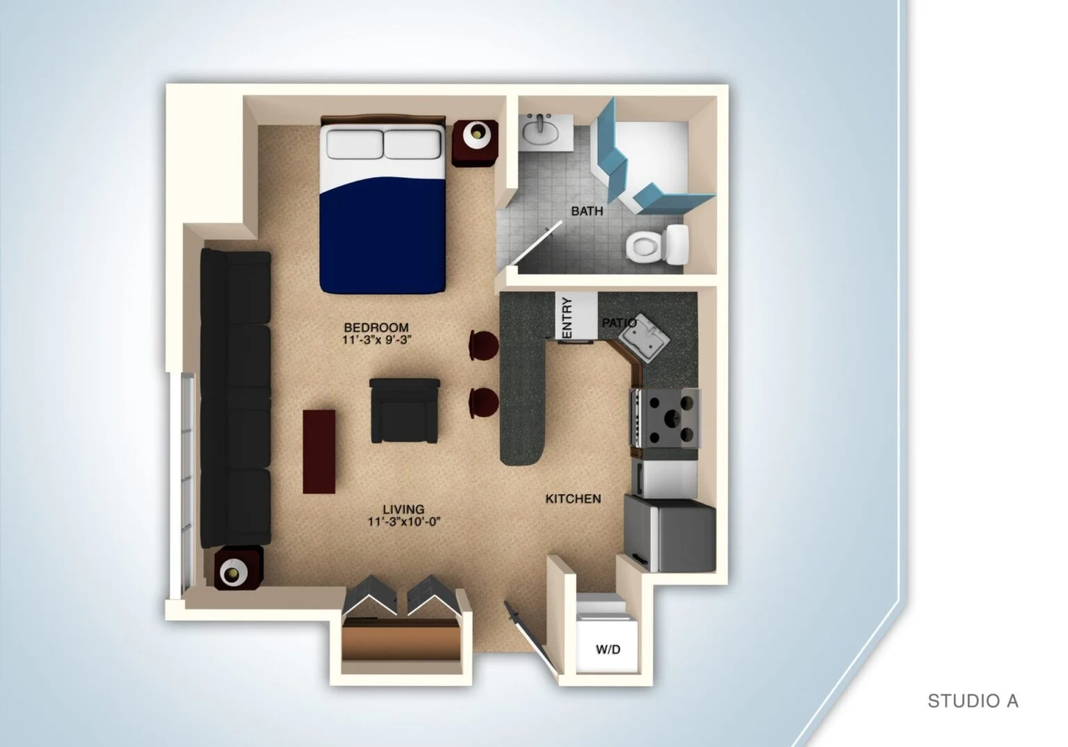 Studio Apartments for WMU Students - Energy Efficient Studio Apartment