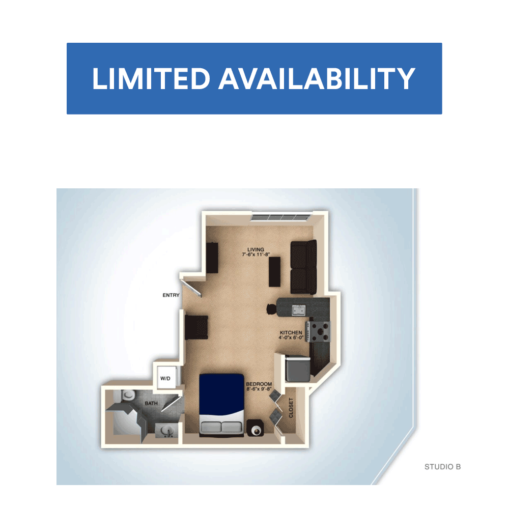 Studio Apartments for WMU Students - Energy Efficient Studio Apartment